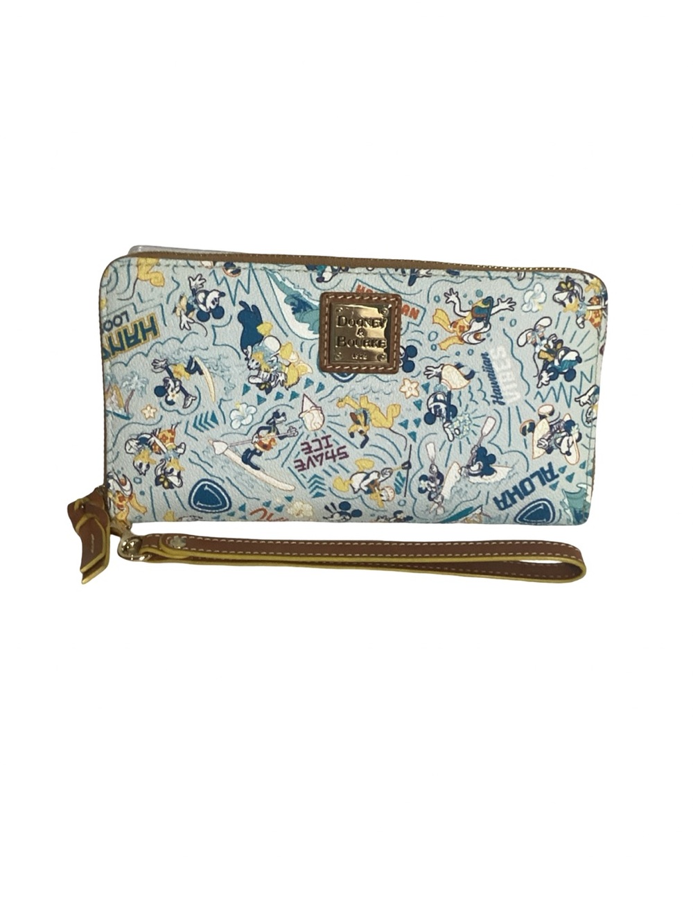 Dooney & Bourke Disney Aulani Character Experience 2021 Wristlet NEW Mickey Hawa